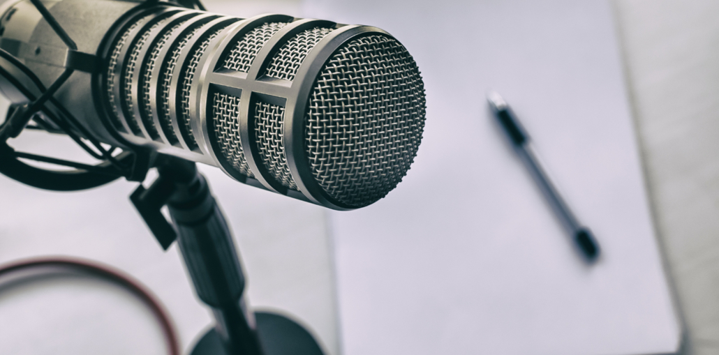 Lincoln Cottage Podcast Microphone